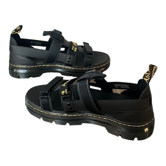 DR. MARTENS @ Pearson Webbing Sandal Black Size 13 NEW main image 4